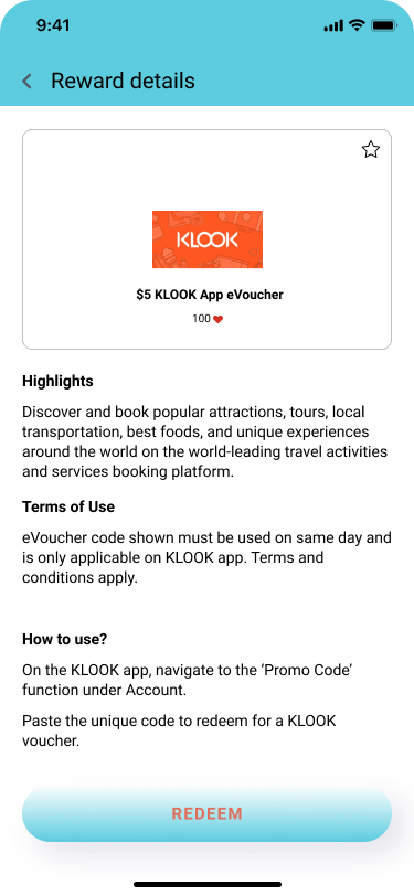 Rewards Redeem